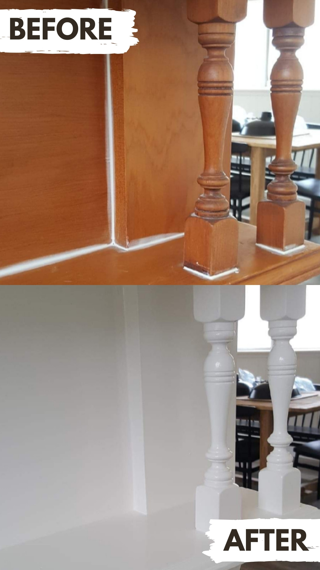 Freshly painted hallway with crisp trims and doors