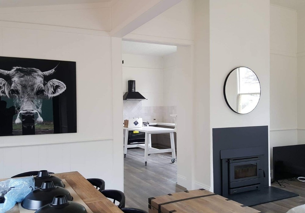 Freshly painted modern living room interior in Wodonga